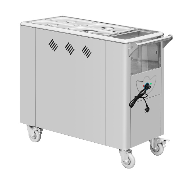 Electric 4 Pan Snack Warmer Trolley BN-A11-4E