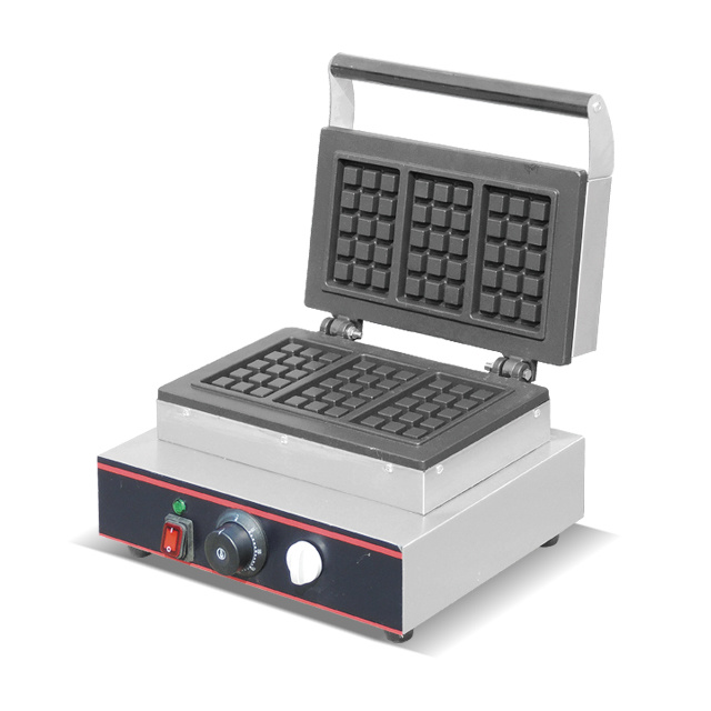 1-Plate Square Waffle  Baker UWBF-1D