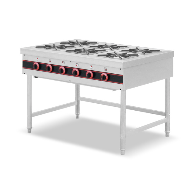 Assembled Gas Range With 4/6/8 Burners BN-6KF