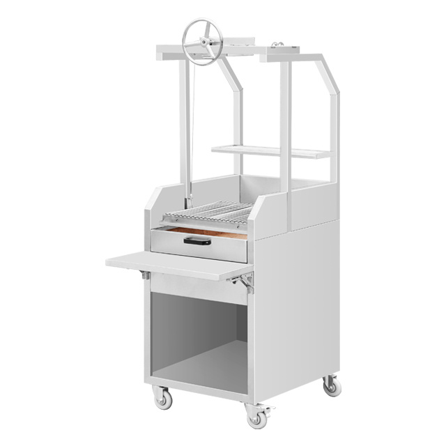 Stainless Steel Rotating lifting Charcoal BBQ Grill EB-W46