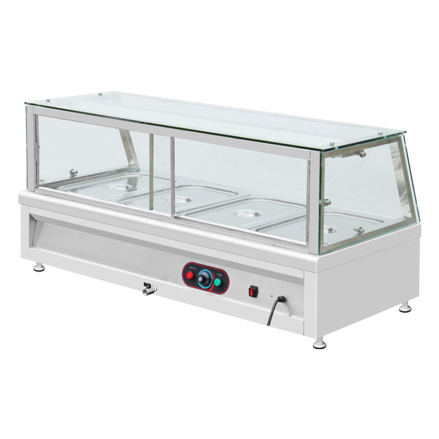 Professional Electric Food Warmer Warming Cabinet Table Top Water Heated Bain Marie BN-B36-4
