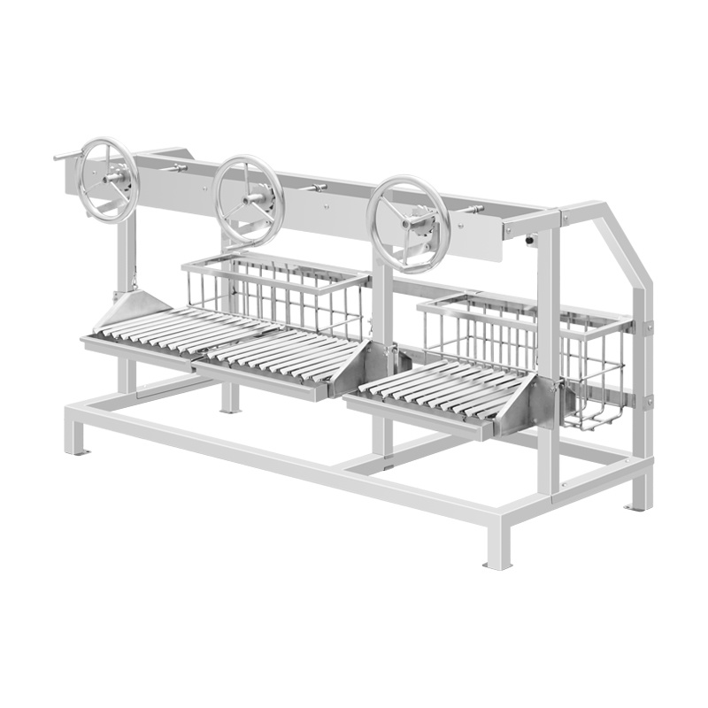 Stainless Steel Rotating Charcoal BBQ Grill EB-W95