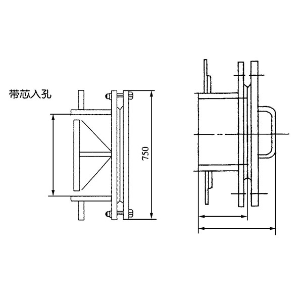 带芯人孔VRK-DN500、VRK-DN600