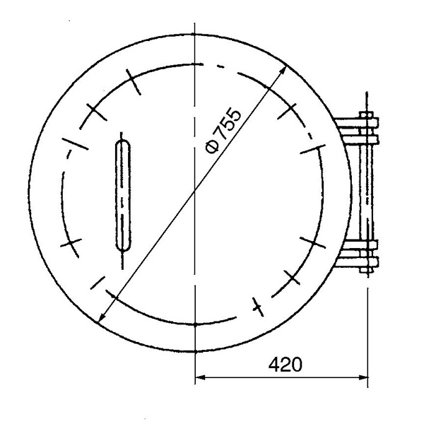 罐壁人孔标设L1/22-DN600