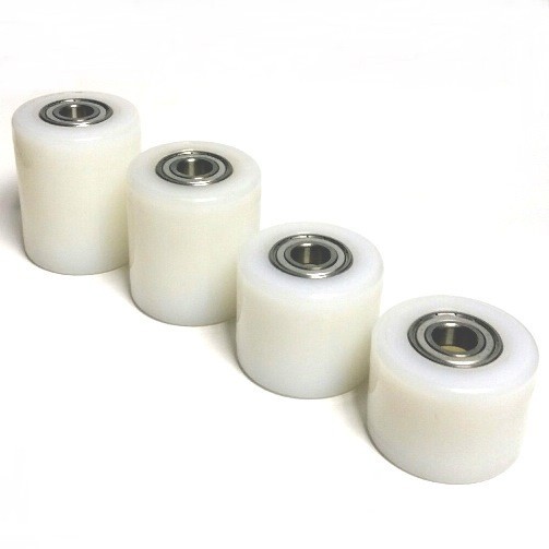 Fork lift pallet wheel