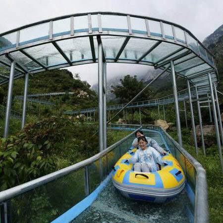 玻璃漂流滑道定制