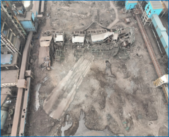 武鋼有限煉鐵廠三燒180m煙囪爆破拆除工程