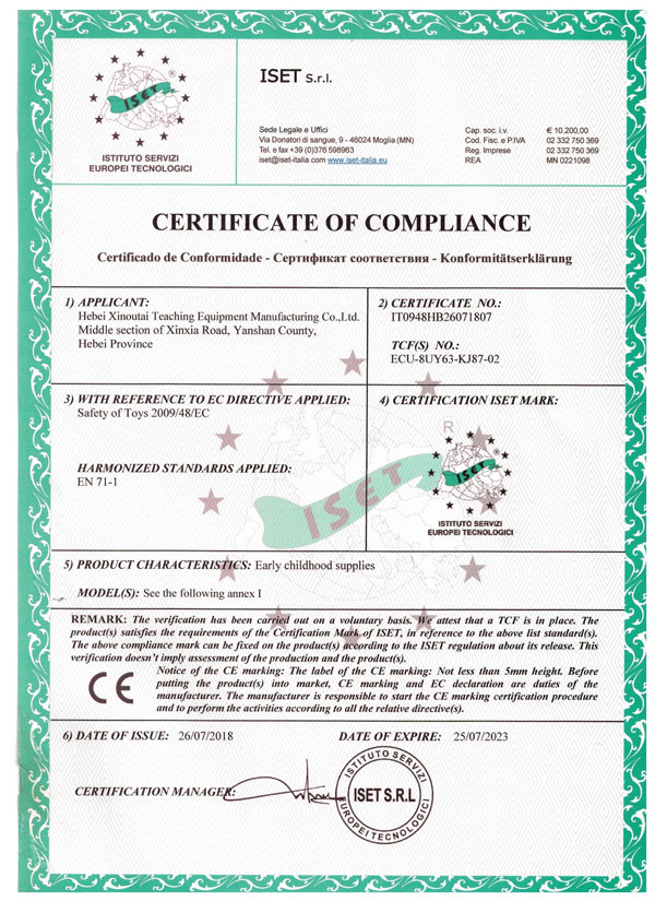 CERTIFICATE OF COMPLIANCE CERTIFICATE OF COMPLIANCE