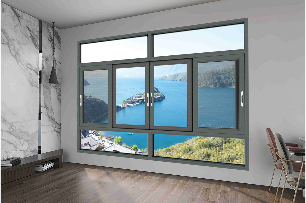 116#Thermal break sliding window with flyscreen