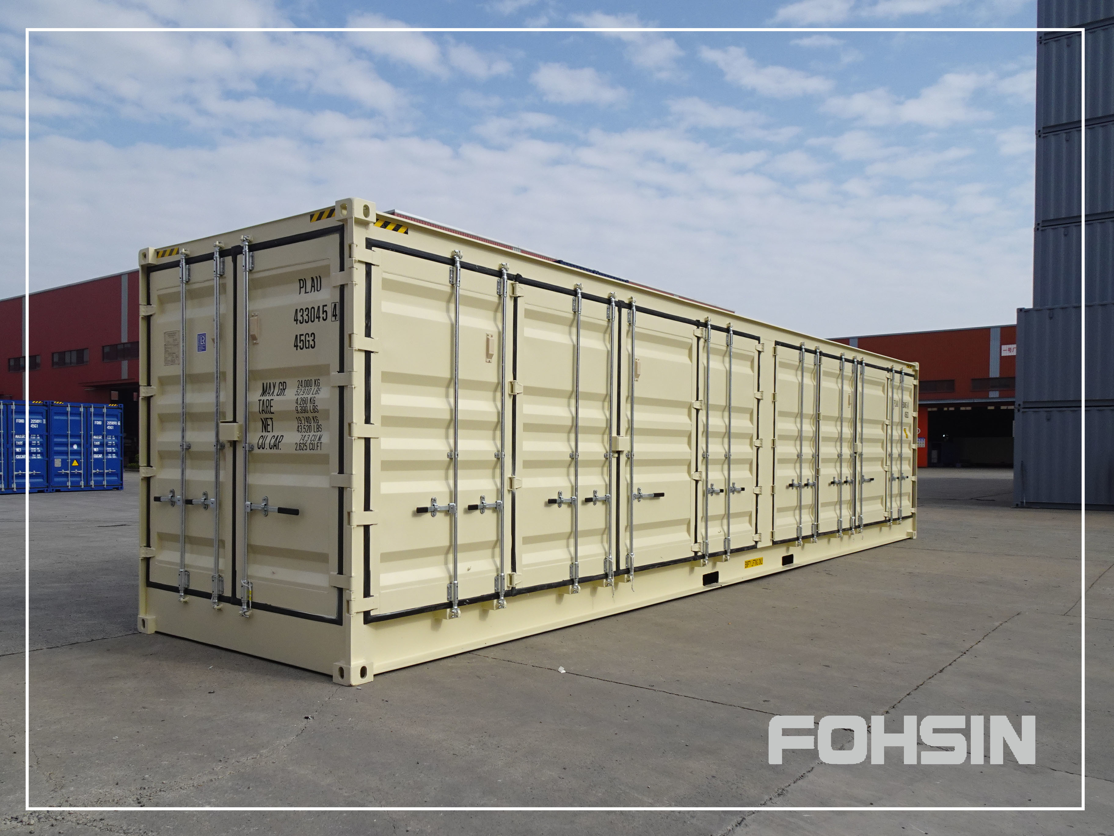 40'HCOS Standard container