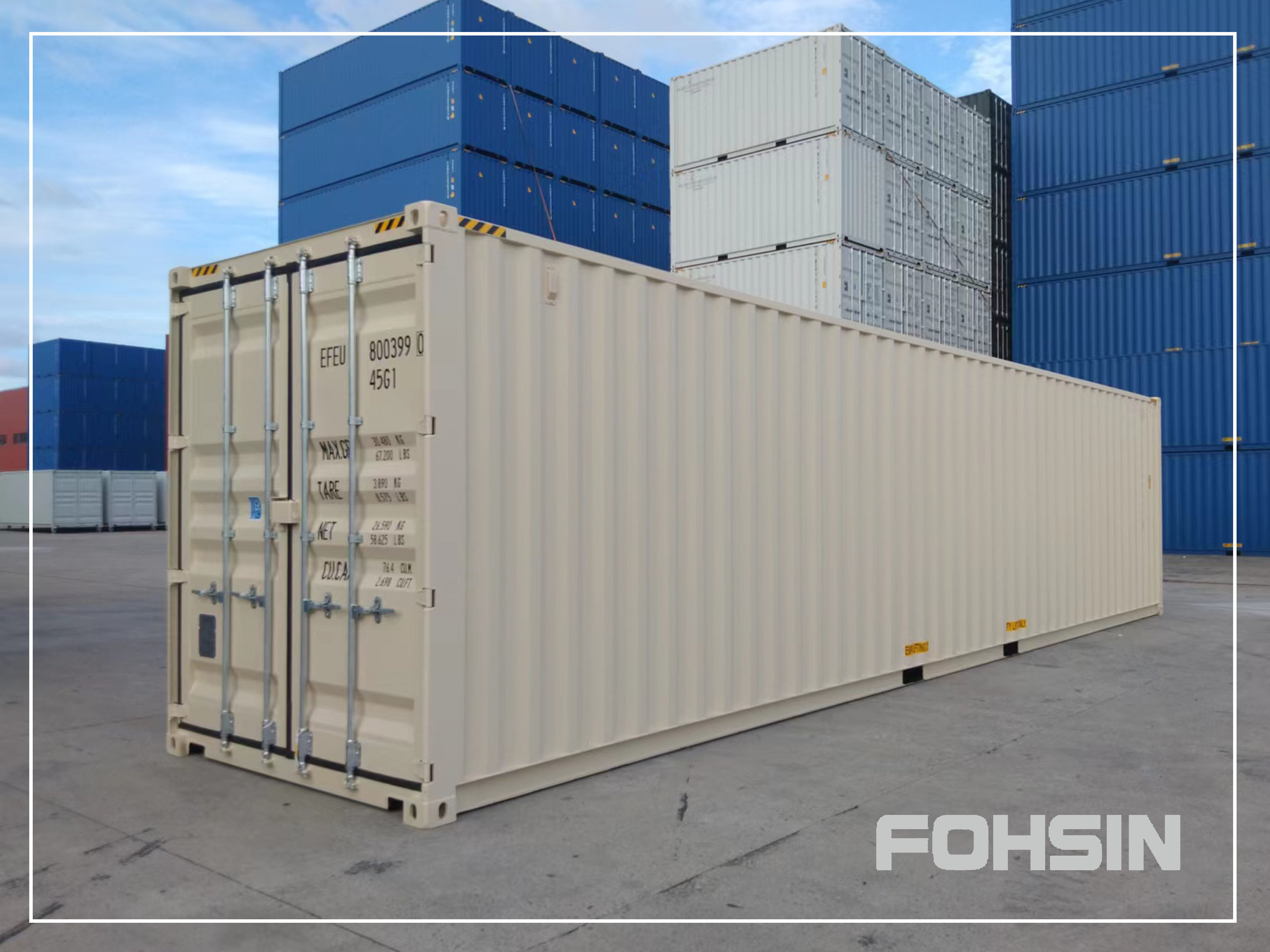 40'HC Standard container