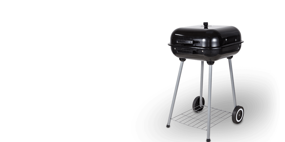 Square charcoal grill