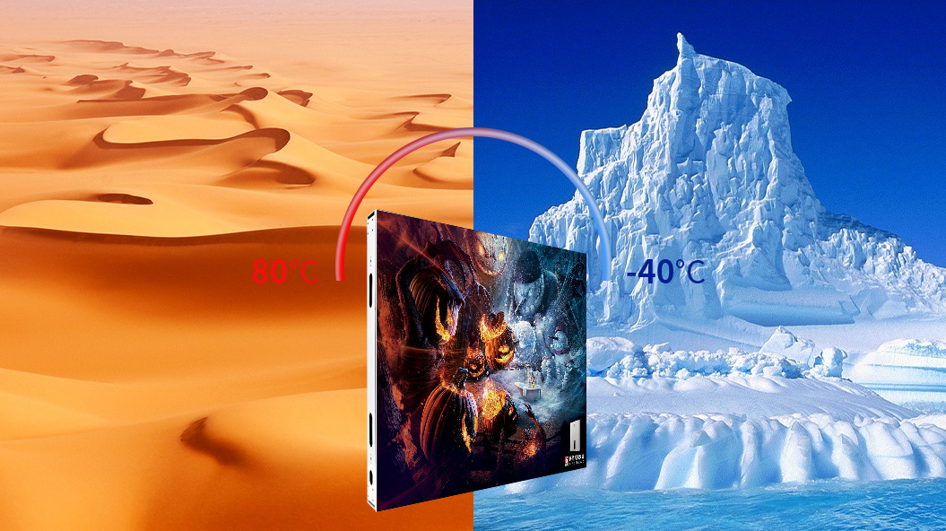 Wide range working environment: -40℃ ~ 80℃
