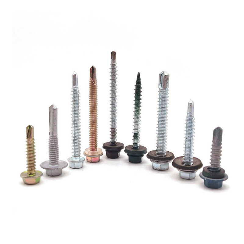 Hexagon drill tail screw