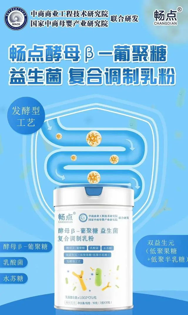 發(fā)酵型暢點(diǎn)酵母β葡聚糖益生菌全球首發(fā)！