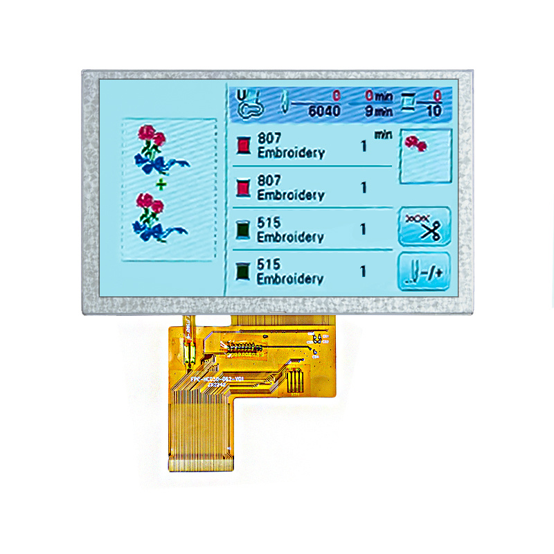 5 inch 40pin RGB IPS lcd module for embroidery machine(HC050IG25031-B04V01)