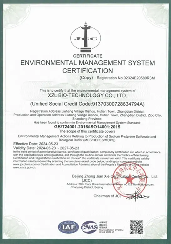 Environmental Management System Certification