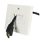 Cable Thru Wall Plate
