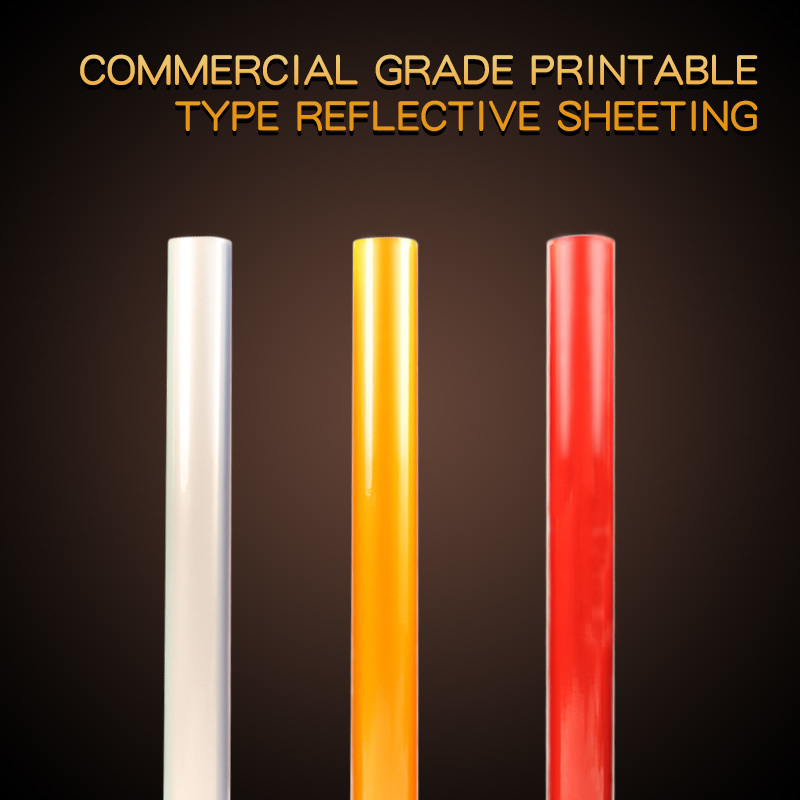 Commercial Grade Printable Type Reflective Sheeting HC-6100