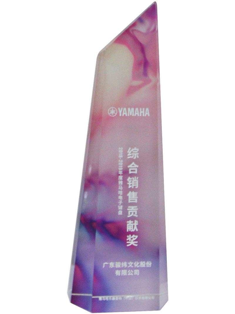 雅馬哈電子鍵盤綜合銷售貢獻獎