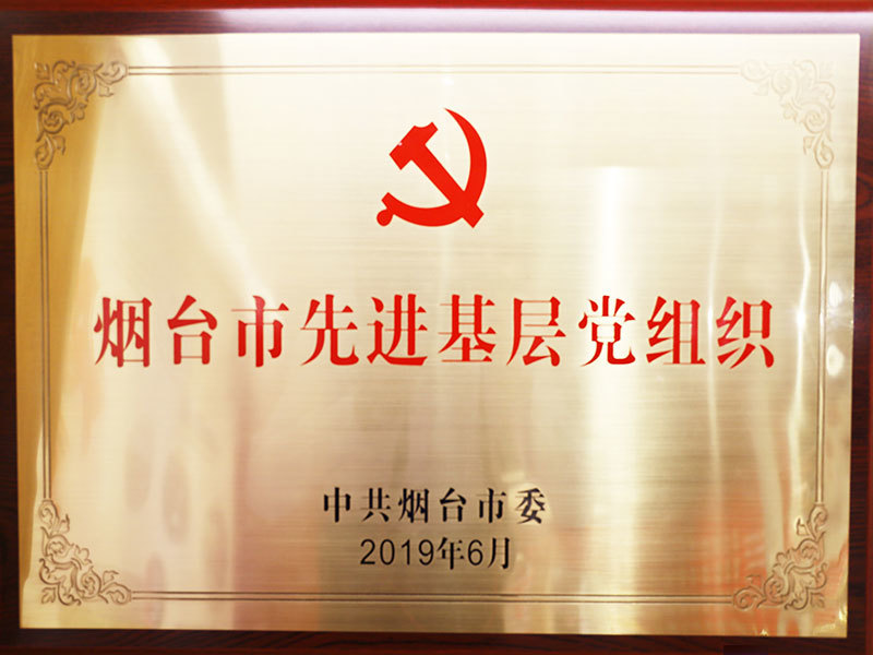 Advanced Grassroots Party Organization in Yantai City