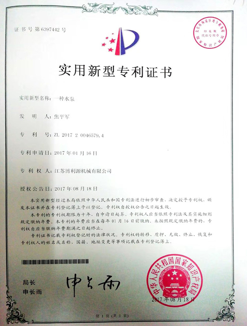 一種水泵