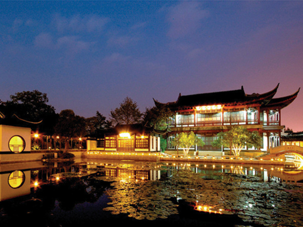 Scenery of Xiaoxinhe Lighting in Weishan