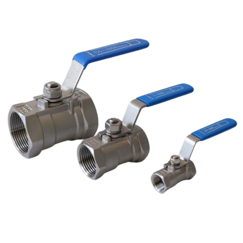 One piece ball valve