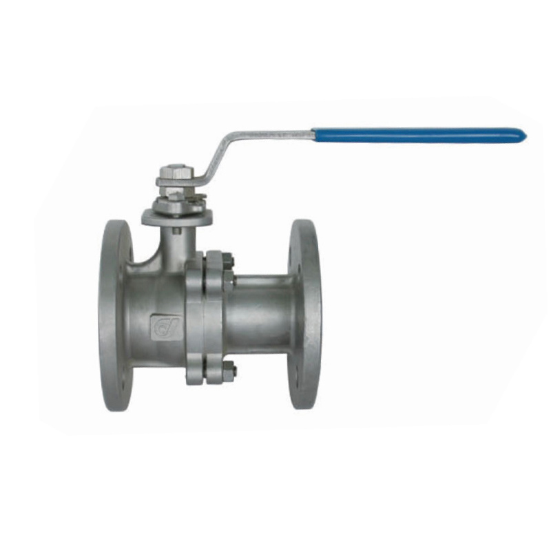 Two piece national standard flange ball valve