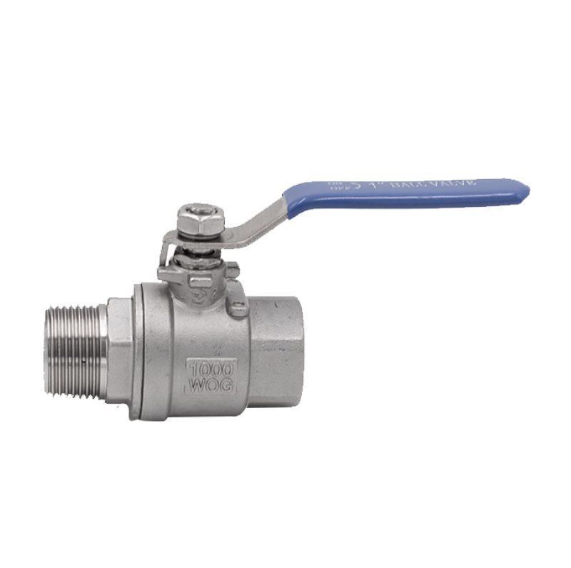 Two inner and outer toothed ball valves