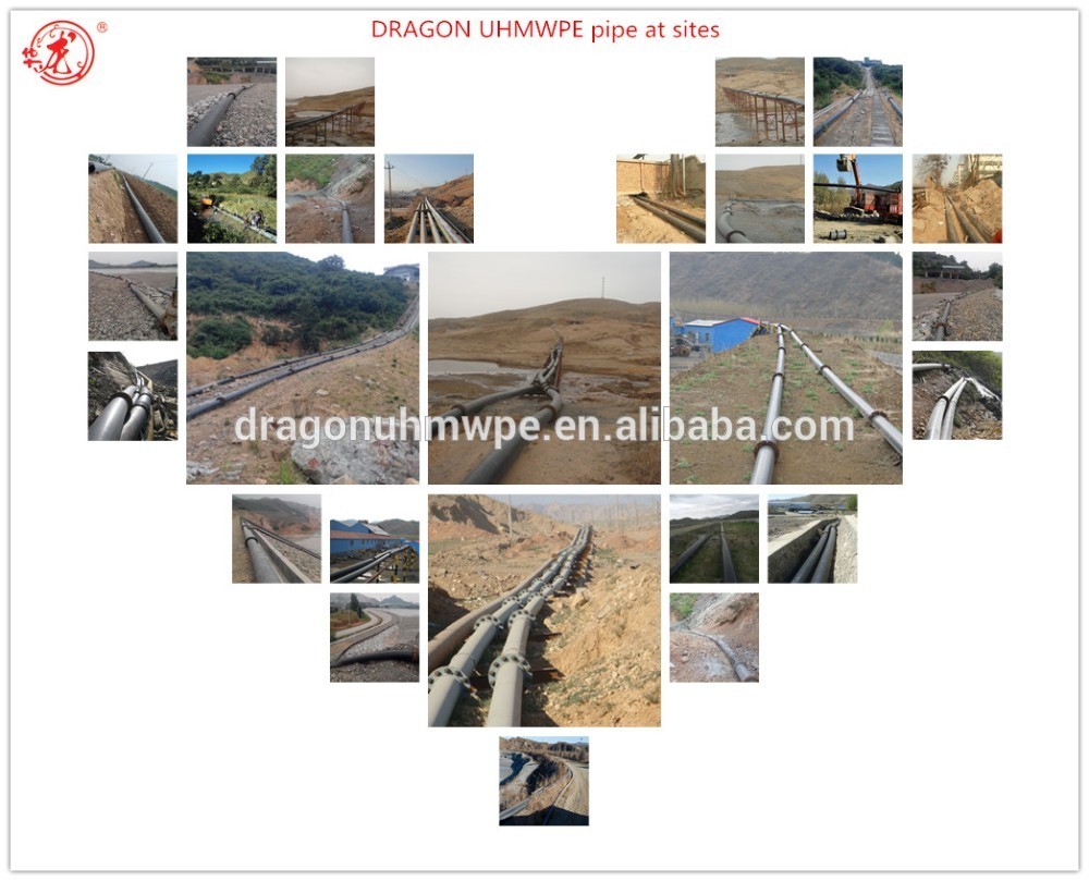 Tubería de dragado de UHMWPE