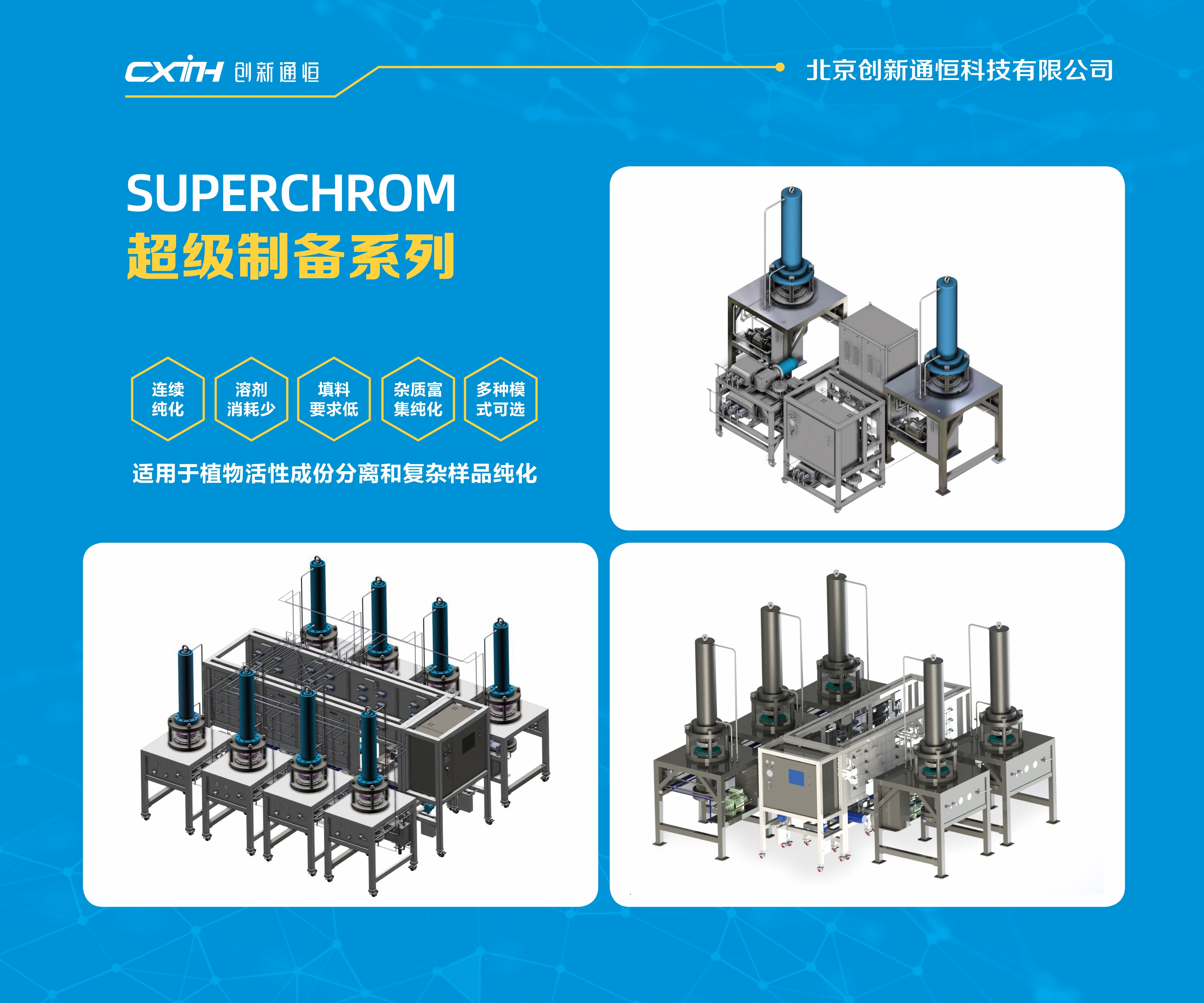 Super preparative chromatographic purification system