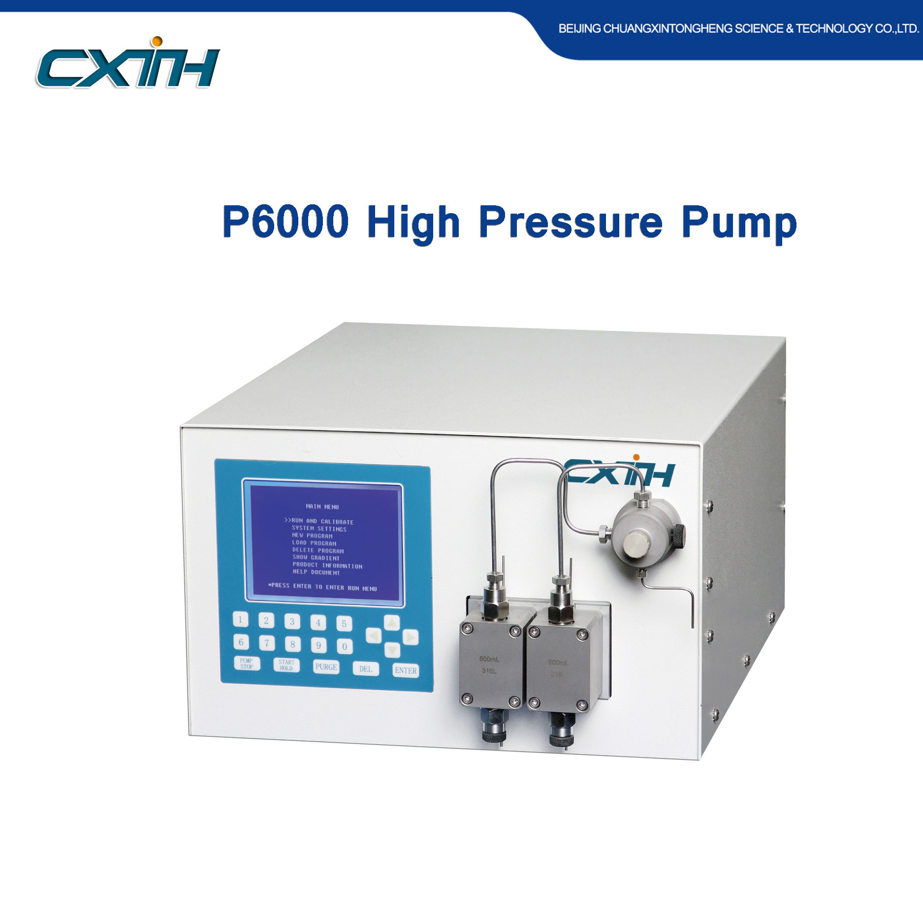 P6000 Prep High Pressure Infusion Pump