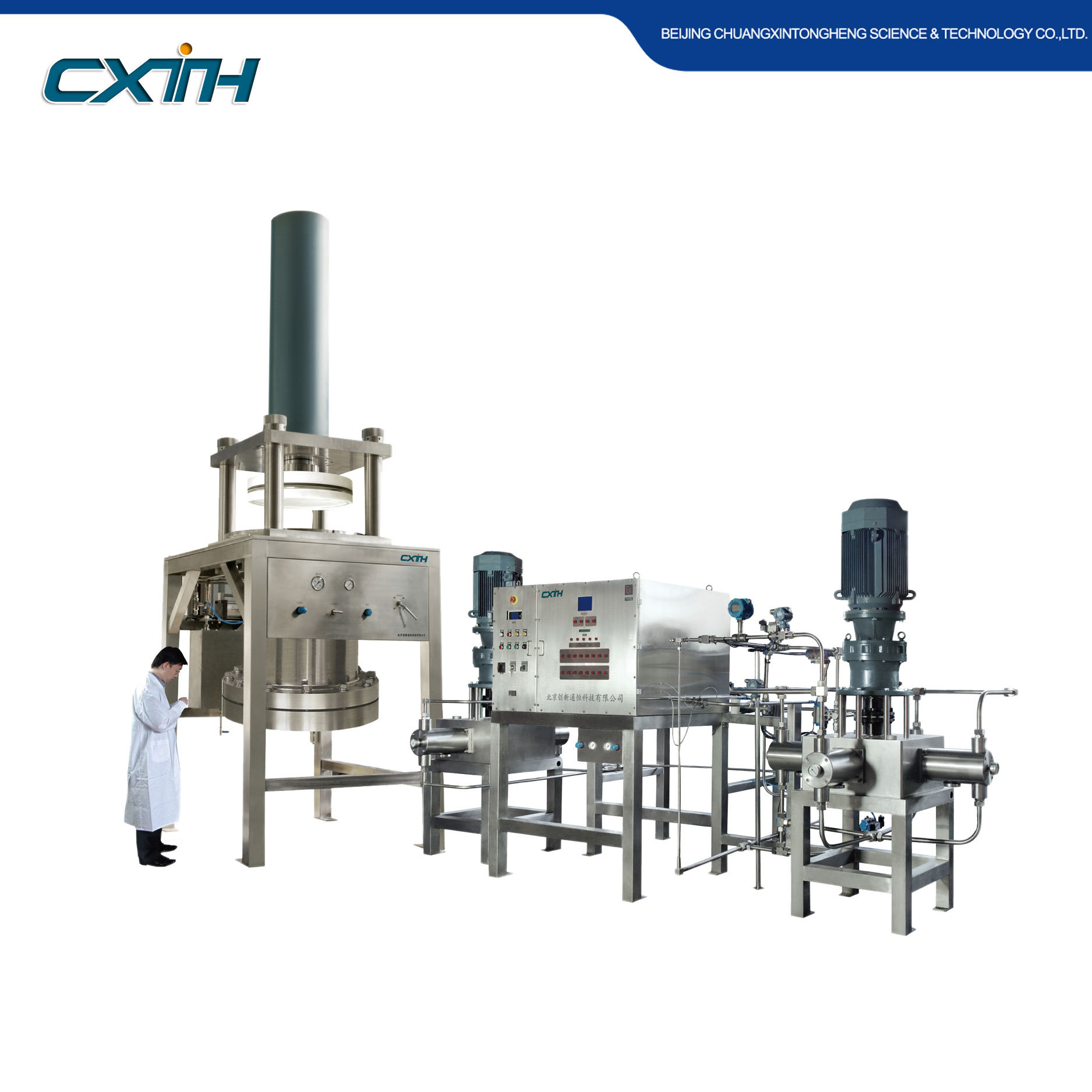 The first generation of industrialized preparative liquid chromatography system