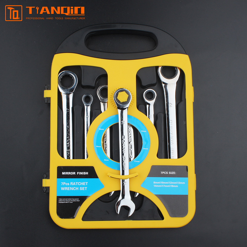 7pcs ratchet wrench set（Fixed head）