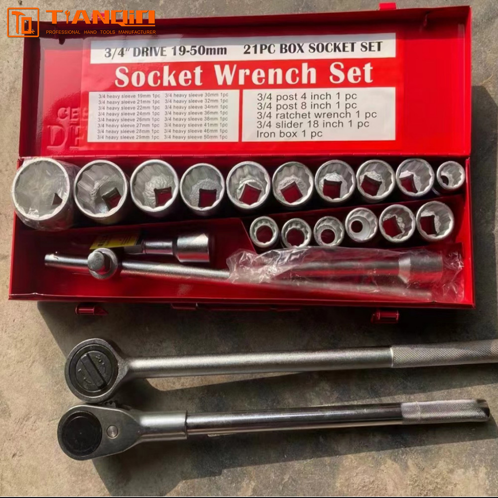 21pcs Heavy socket set