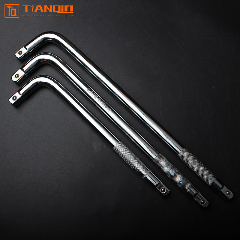 L chromed handle