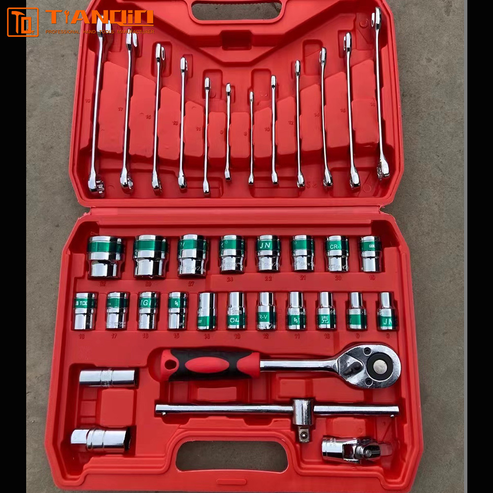 32pcs Green-belt socket set
