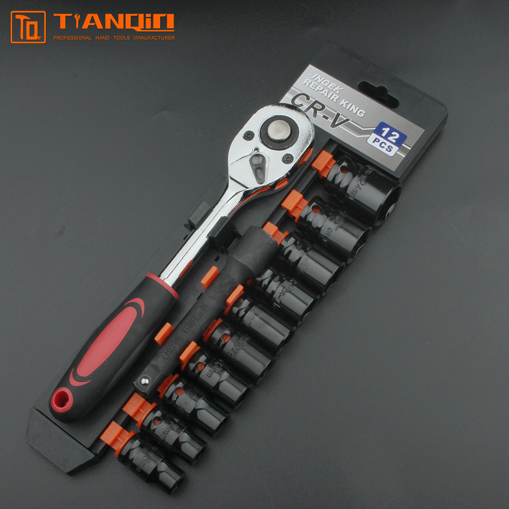 12pcs 1/2'' socket set