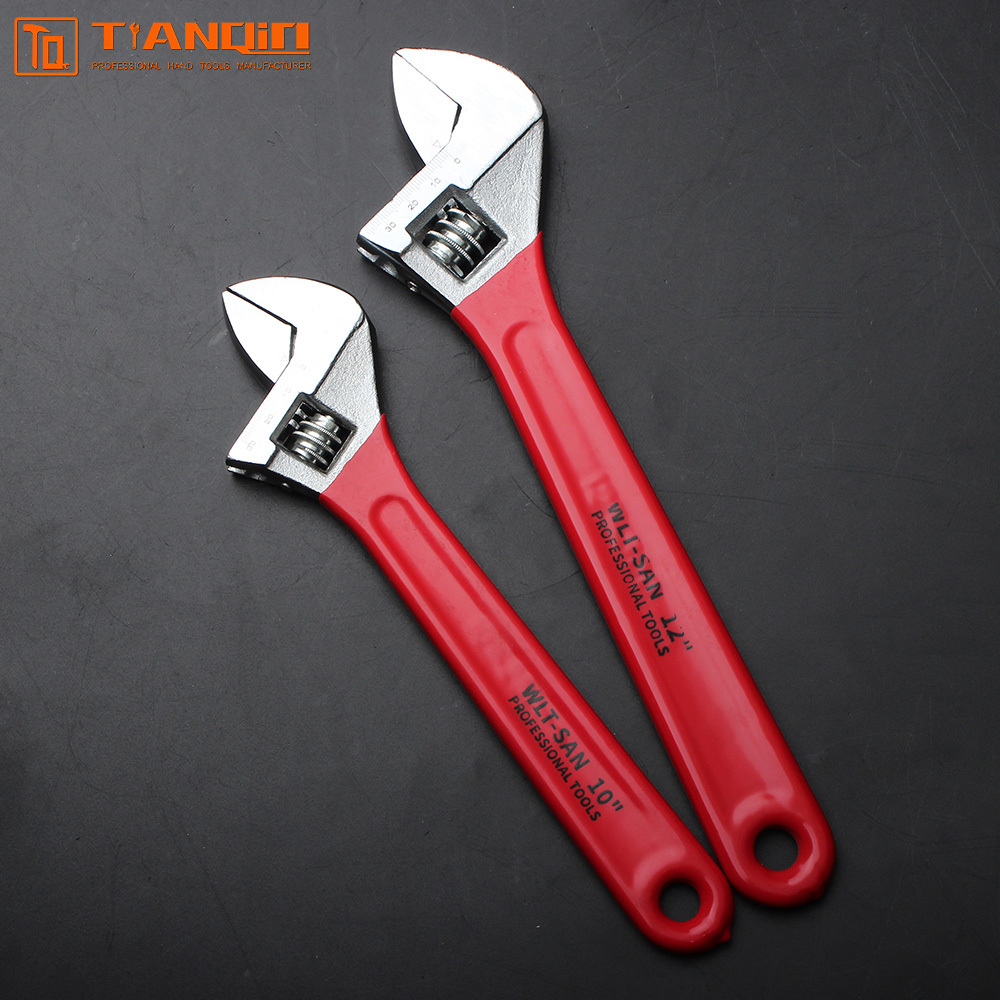 non-slip handle adjustable wrench
