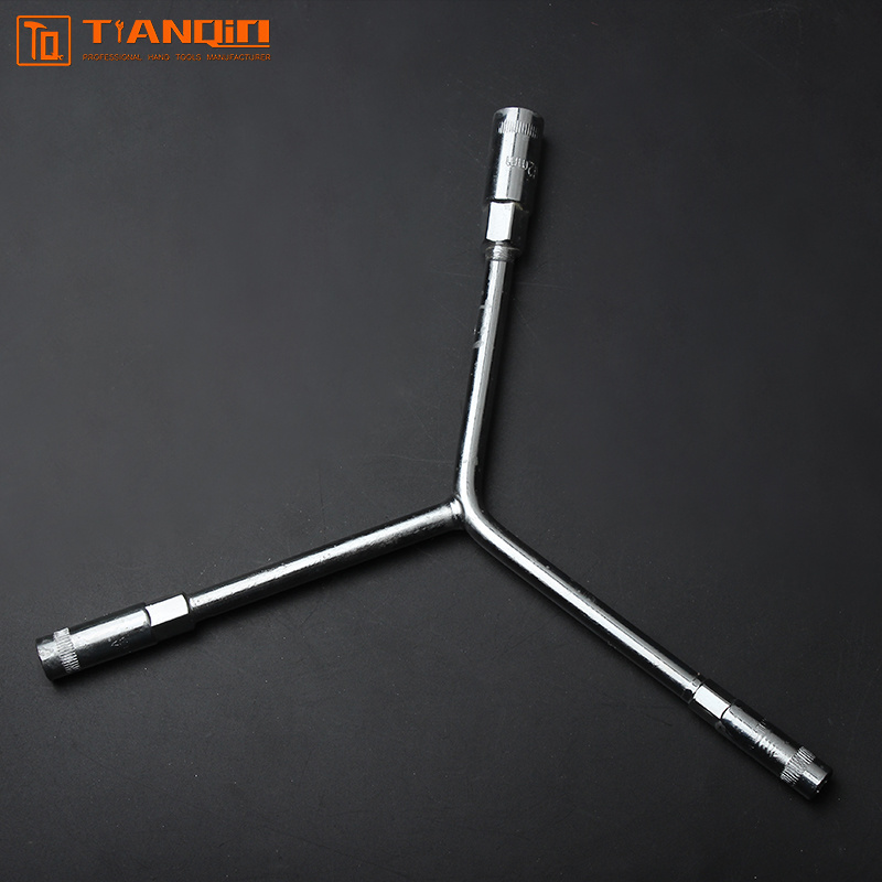 Y chromed socket wrench