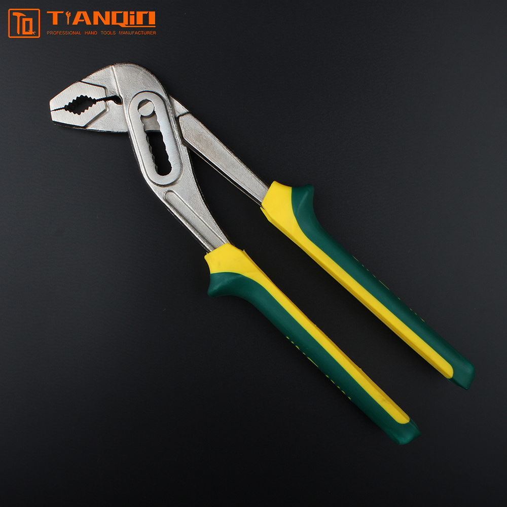 Sleeve handle nickel-plated pump plier