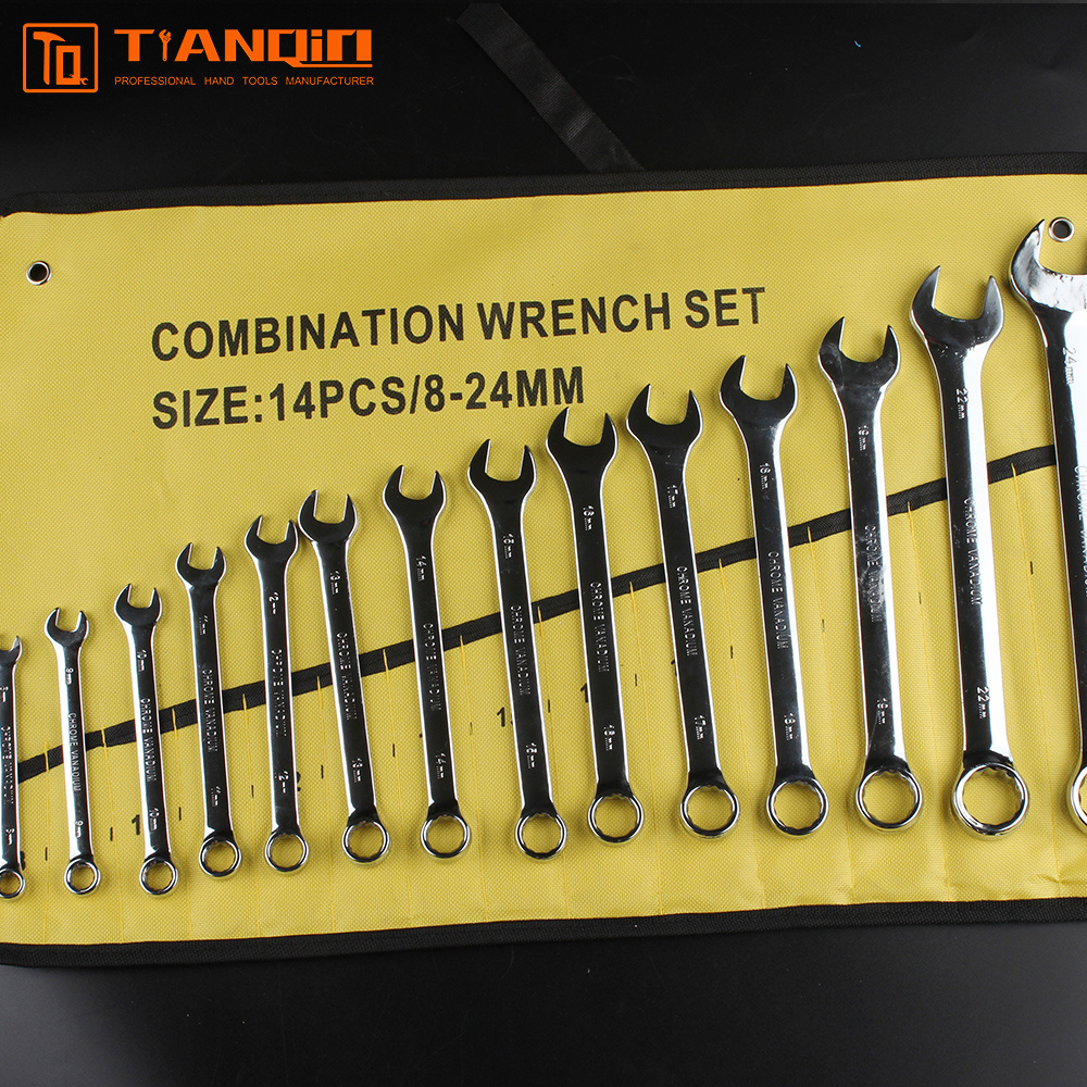 14 pcs combination wrench set