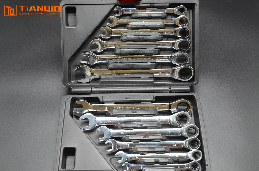 12 pcs Fixed head ratchet wrench