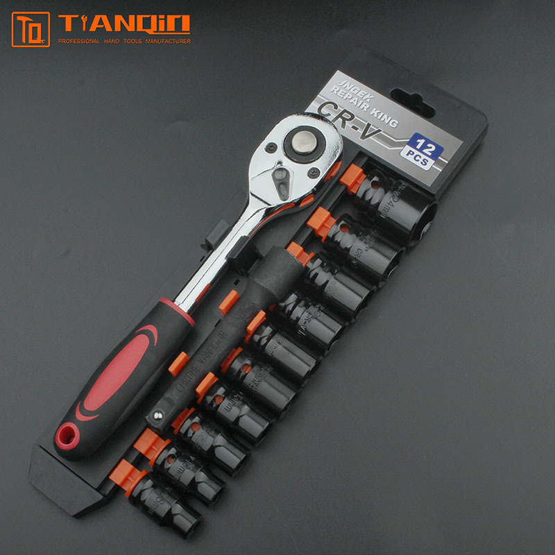 12pcs 1/2'' socket set