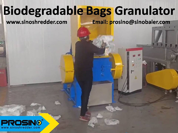 Biodegradable Bags Granulator