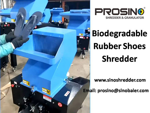 Biodegradable Rubber Shoes Shredder