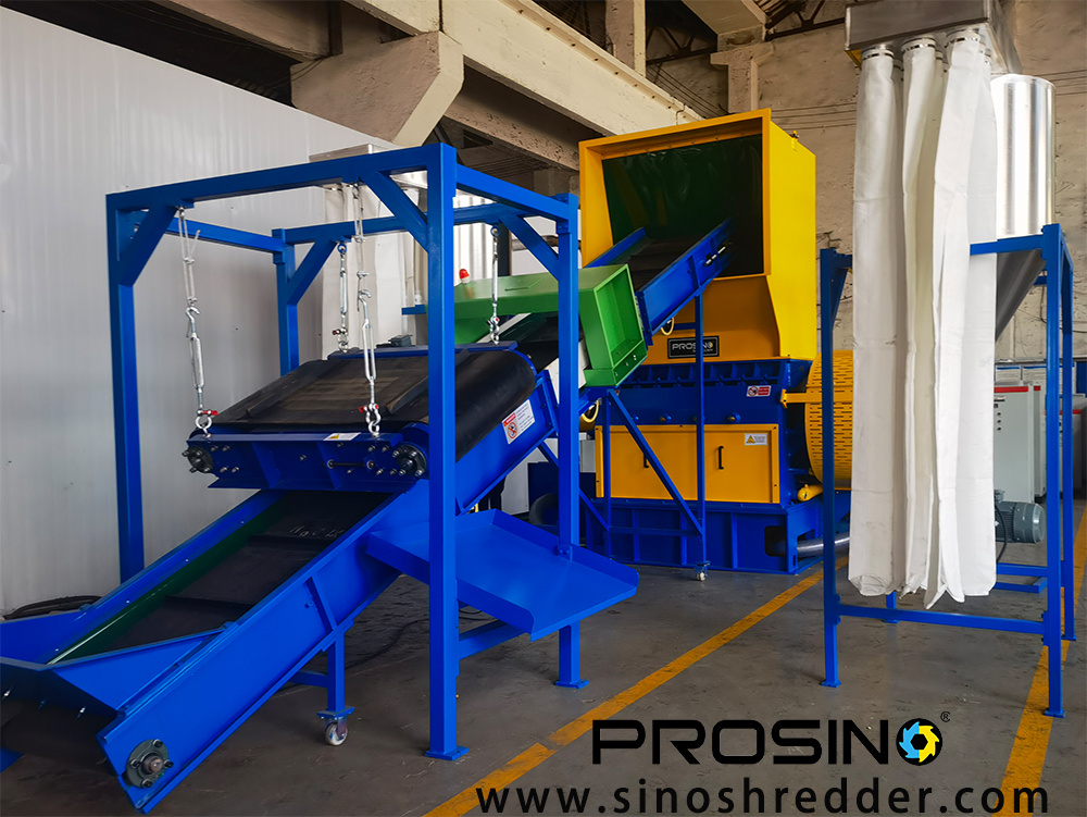 PROSINO Granulator, Conveyor, Metal Detector,Magnetic Metal Separator