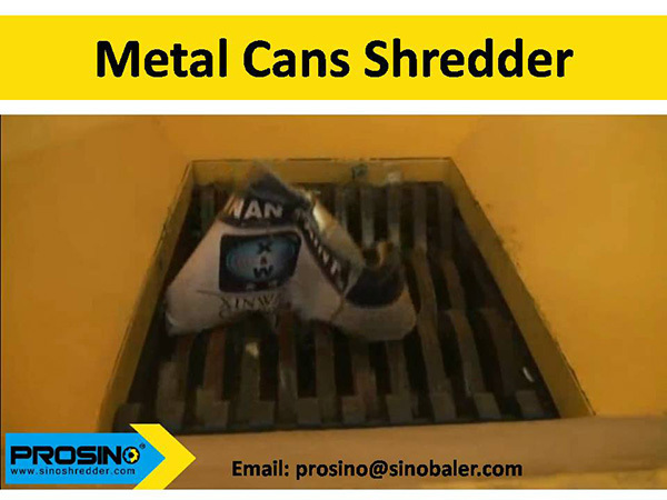 Metal Cans Shredder