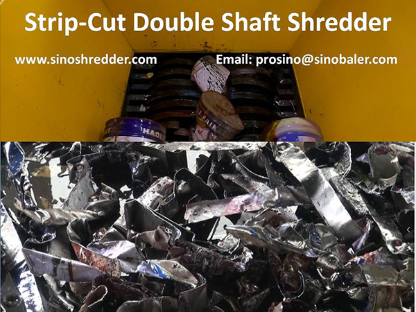 Strip-Cut Double Shaft Shredder